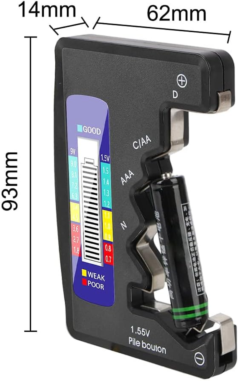 BT-886 Portable Battery Indicator - Compact Lithium Level Tester with Digital Display Voltage Meter and Volt Monitor Detector image number 3