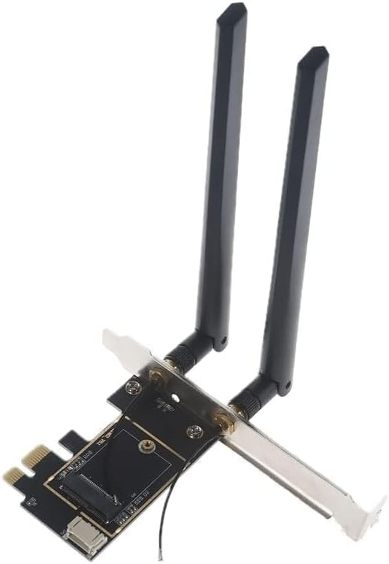 Laptop to Desktop (Pcie X1) Wi-Fi Card Converter for M.2 Pcie Network Cards with Bluetooth Support (Adapter_Kit) image number 2