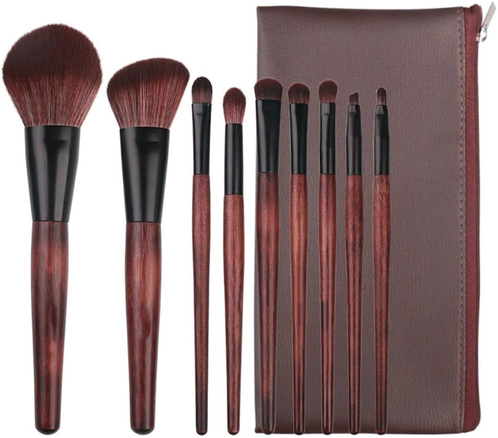 Shukitechi Professional Makeup Brush Kit &ndash; Soft Bristles for Eyeshadow, Contouring & Blending, Full Cosmetic Brush Set for Beauty Enthusiasts image number 3