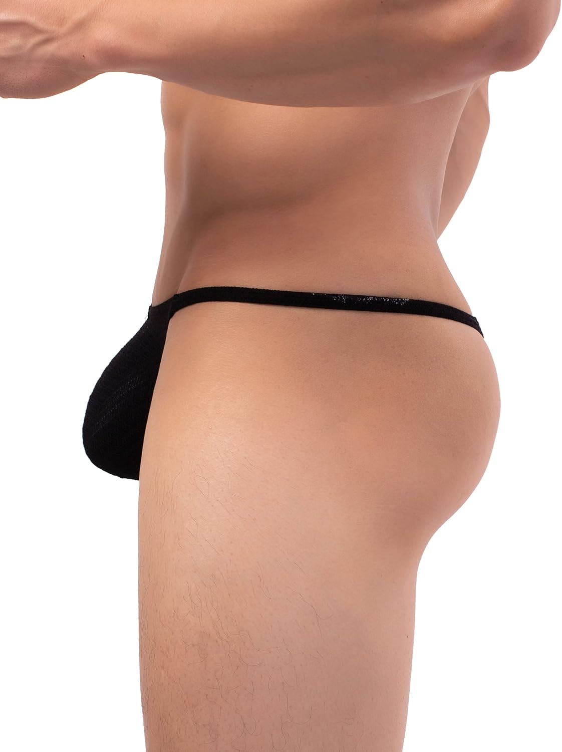 Ikingsky Men'S Sexy Lace G-String Underwear Sexy Pouch Thong Underwear Soft Y-Back Underpanties for Men