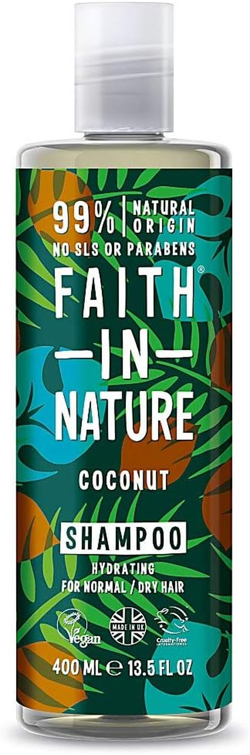 Faith in Nature Coconut Shampoo 400Ml (PACK of 2)