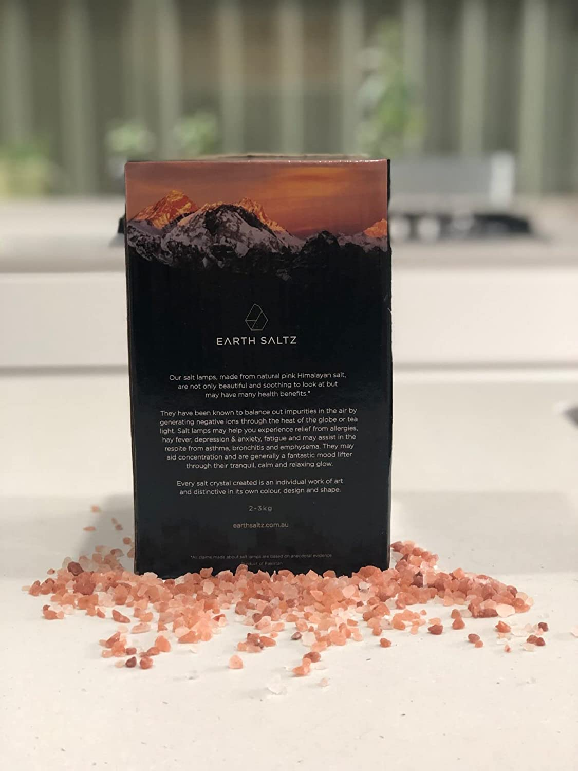 Himalayan Salt Lamp Natural Pink Crystal Rock Table Night Light Glow 1-2Kg image number 5