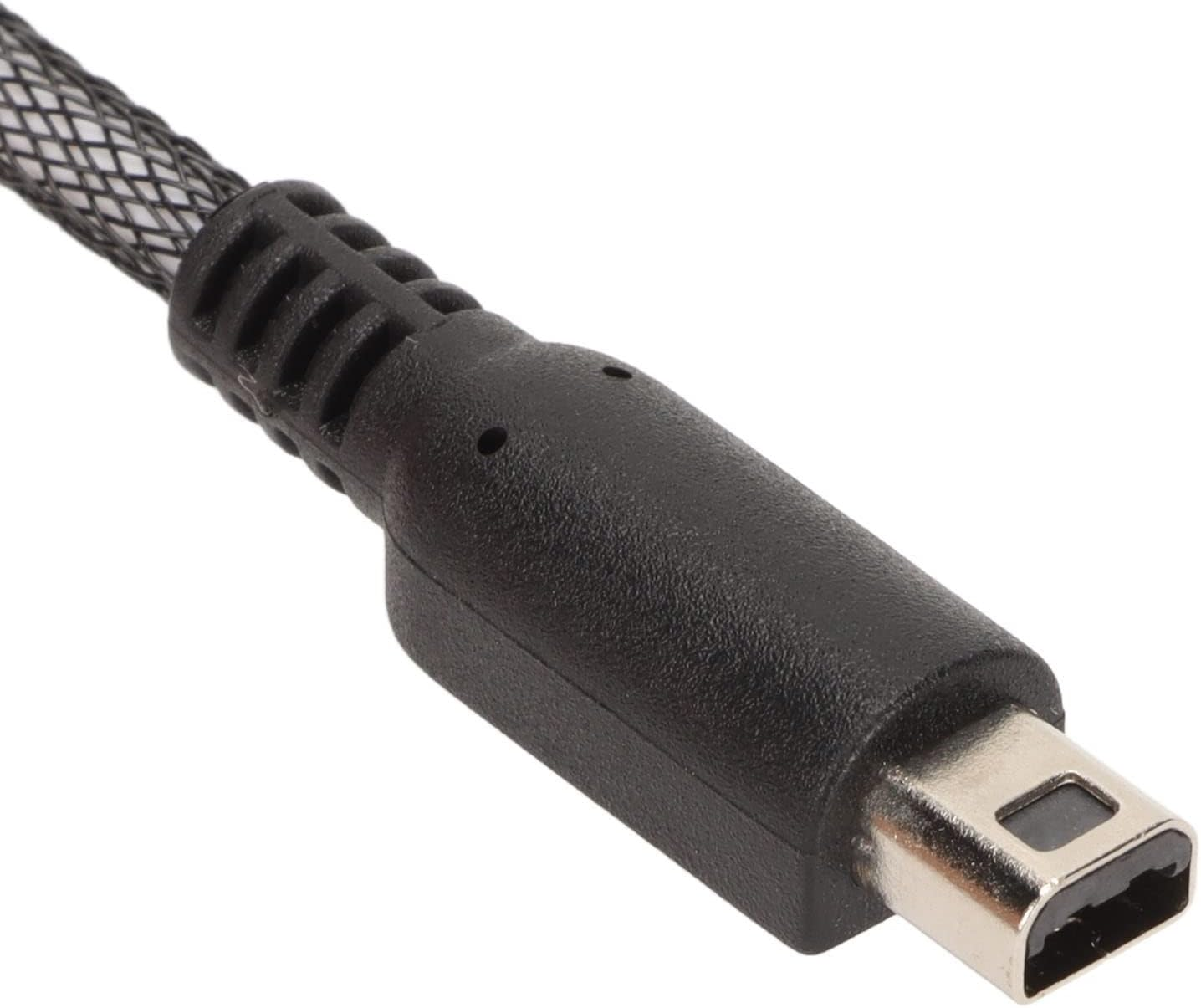 2 Pack 5FT 3DS 2DS Charger Cable, Power USB Charging Cord Compatible with 2DS 3DS 3DS XL New 3DS New 3DS XL New 2DSXL NDSI NDSI LL, Black