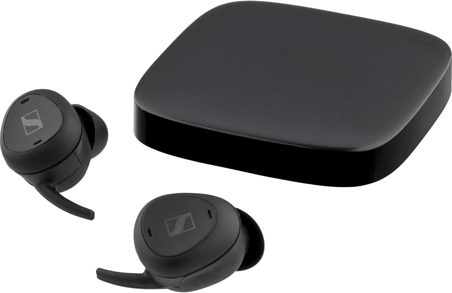 Sennheiser TV Clear Set &ndash; True Wireless Earbuds & TV Connector &ndash; Bluetooth In-Ear Headphones with Ambient Awareness, Passive Noise Cancellation, Qi Wireless Charging and 37-Hour Battery Life