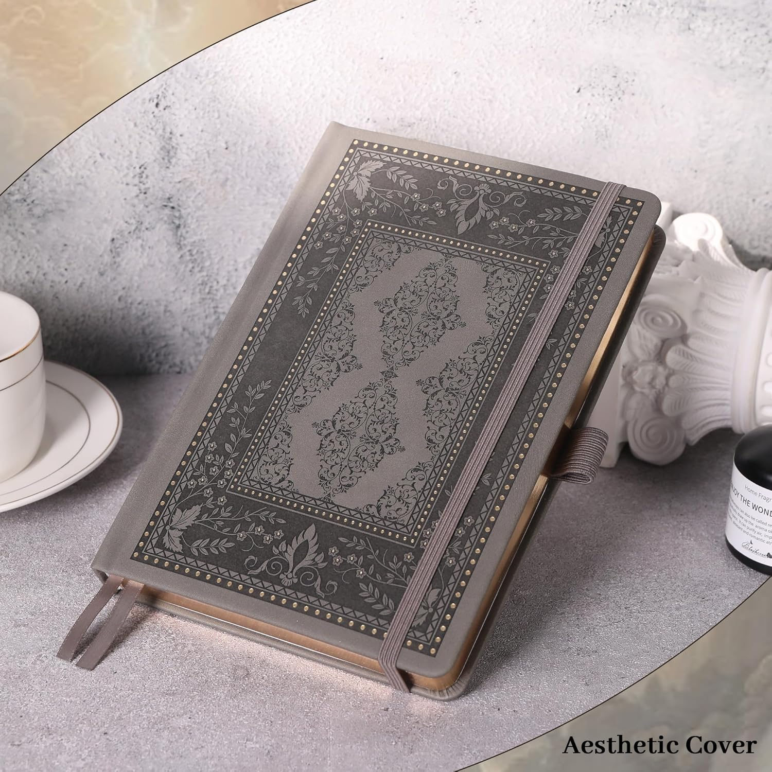 TIEFOSSI Bullet Dot Journals for Women Men, Dot Journals for Writing Women, 160Gsm Thick Paper, 190 Numbered Pages, for Planner Organization