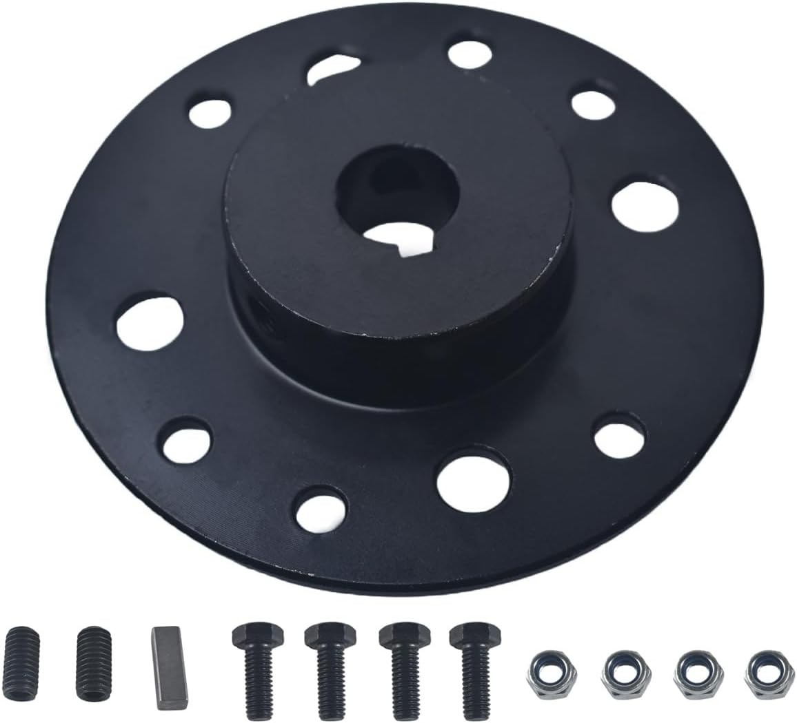 Rear 4" Drum Brake Band Pin with 65" Cable for Go Kart 5/8" Bore & 3/16" Keyway Black for Mini Bike 212Cc 196Cc 6.5Hp Dune Buggies Drift Trike Heavy Duty Go Kart Cart with Hardware Kit image number 3