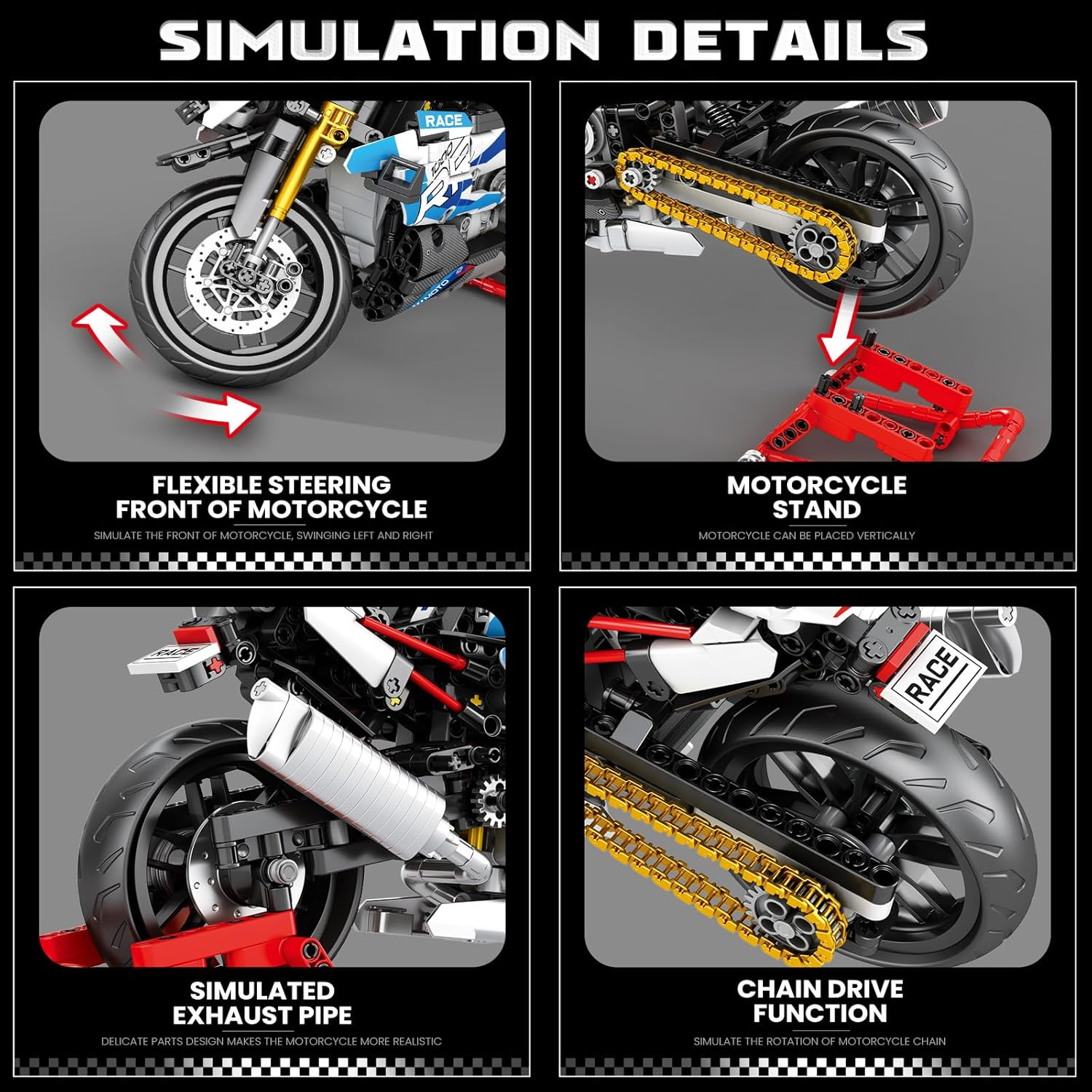 Reobrix Moto League M1000 Kit 99040 image number 3