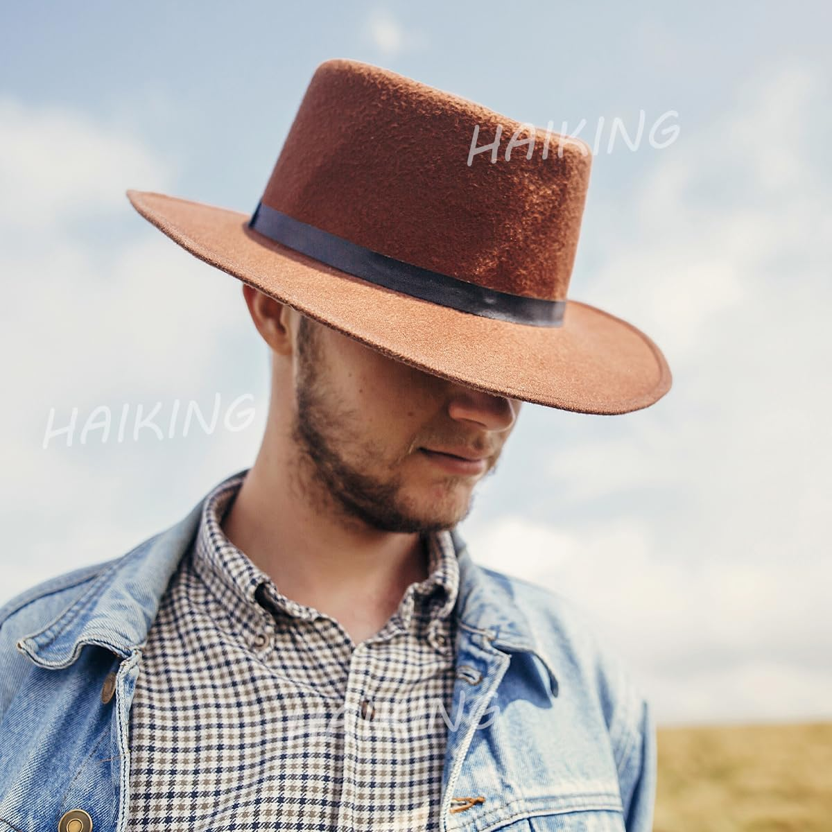 HAIKING Hat Brush, 2 PCS Felt Hat Cleaning Brush for Shoes, Hat, Clothes and Furniture Remove Hair Dust (30 Cm/11.8 In)