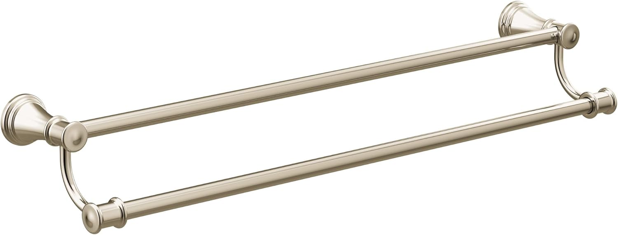 Moen YB6422NL Belfield 24-Inch Bathroom Double -Towel Bar, Polished Nickel - Chrome image number 2