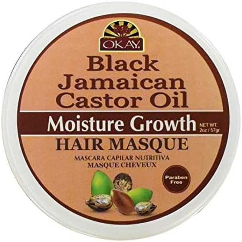 Okay Jamaican Castor Oil Hair Masque, Black, 2 Ounce image number 3