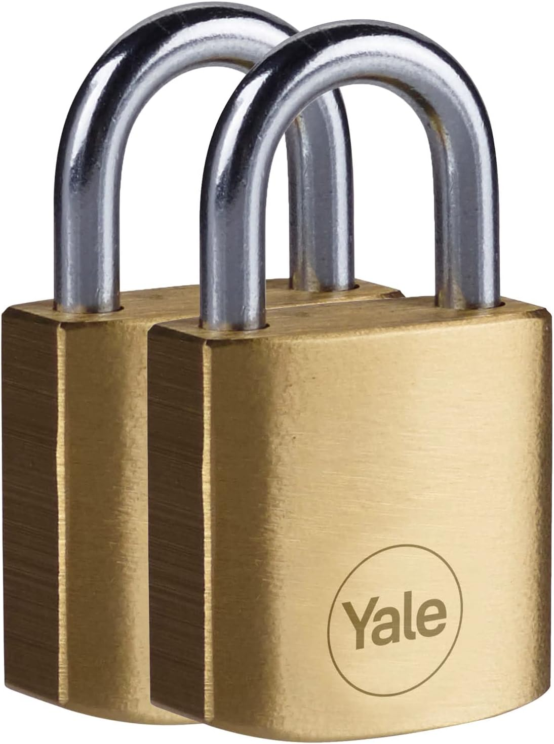Yale - Y110B/30/115/2 Standard Security 30Mm Brass Padlock, Pack of 2 - Open Hardened Steel Shackle - 3 Keyed Alike Keys image number 6