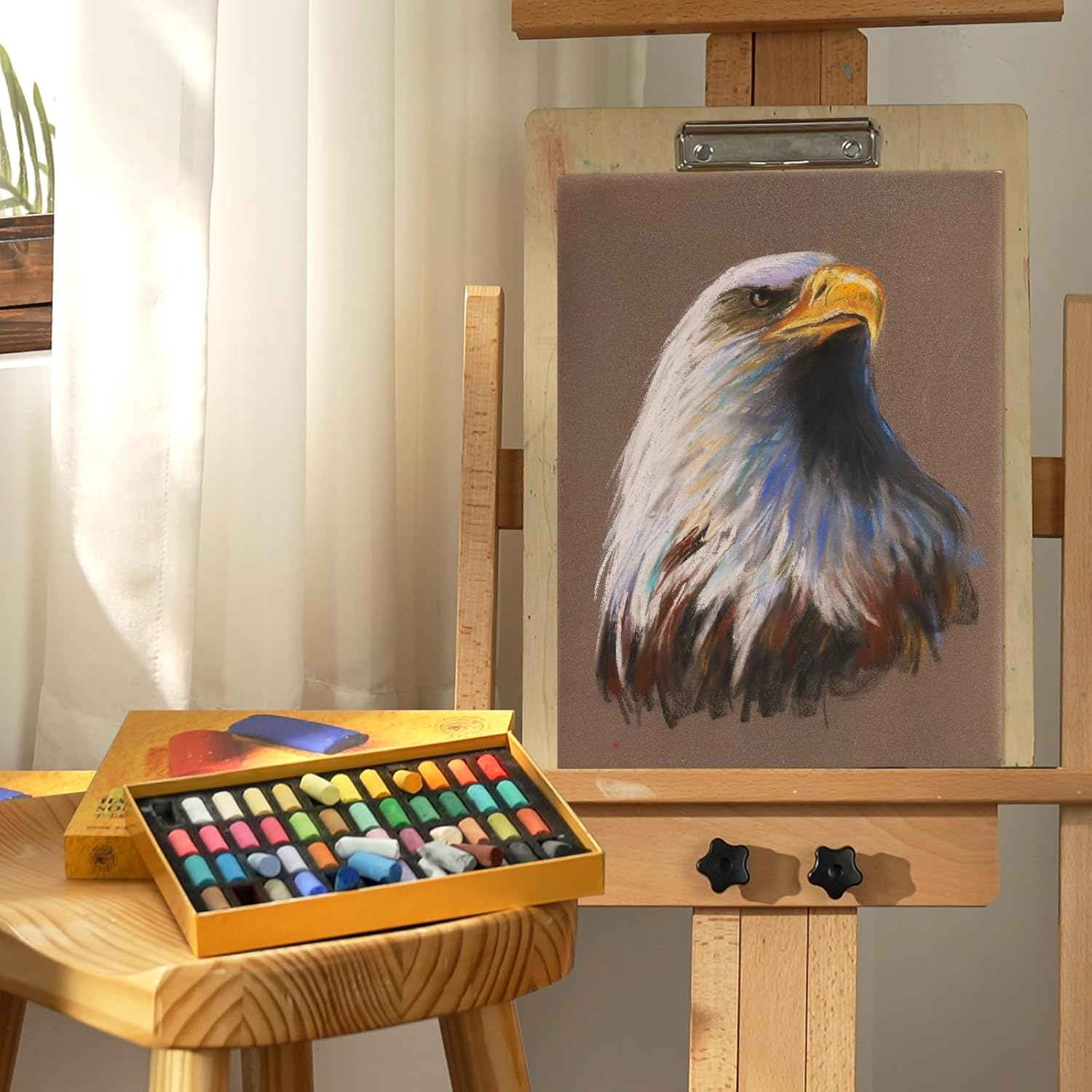 Paul Rubens Soft Pastel Set (48 Colors) - Fine Pigments with Smooth Strokes & Strong Coloring Power - Vibrant Chalk Pastels for Drawing, Blending & Layering - Ideal for Beginners, Students & Artists image number 6