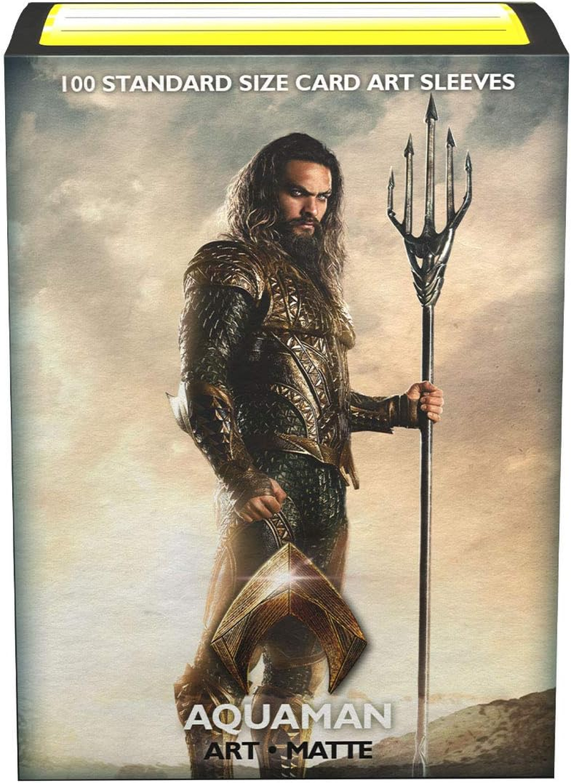 Arcane Tinmen Sleeves - Matte Art 100 CT - MGT Card Sleeves - Compatible with Magic the Gathering Card Sleeves Pok&eacute;mon and Other Card Games - Limited Edition: Justice League Aquaman image number 2