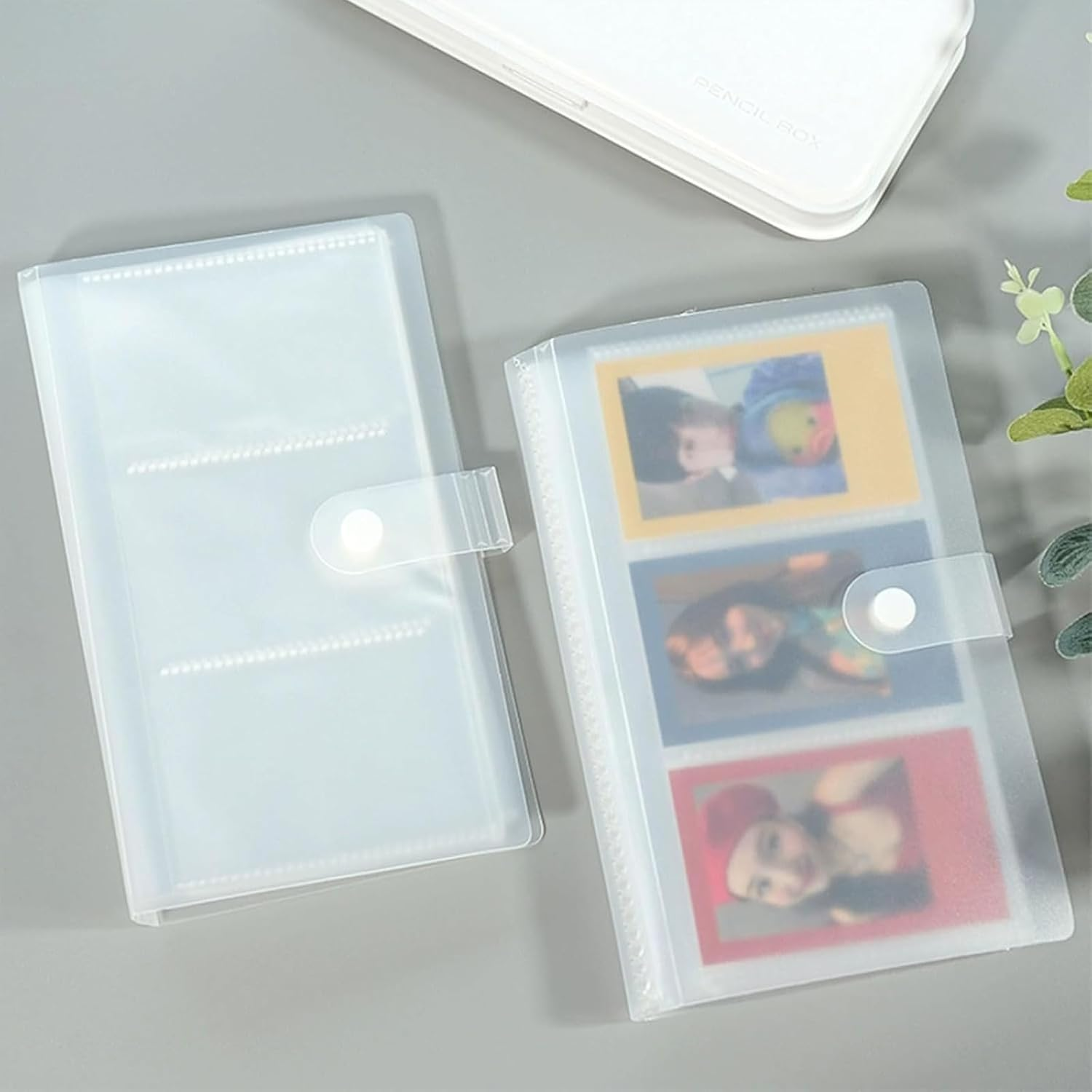 Luojinluoda Yoto Card Holder Box for Kids Holds 120 Cards, Durable Yoto Card Case Storage for Boys & Girls, Organized Yoto Mini Cards Holder for Travel & Home (Frosted Semi-Transparent, Pink) - Pink image number 5