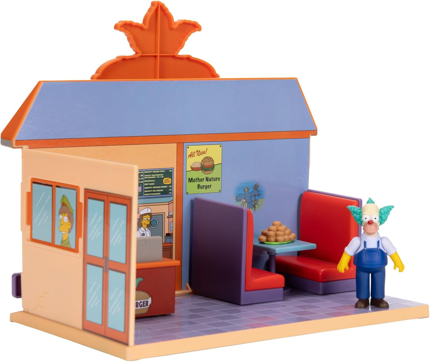 Jakks Pacific Simpsons Mini Figures Playset Krusty Burger image number 1