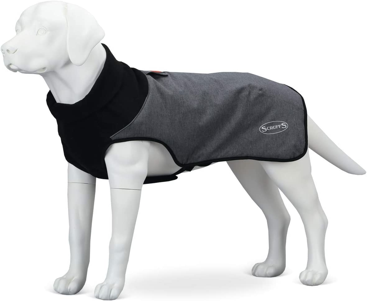 Scruffs Thermal Dog Coat, Black, 30Cm