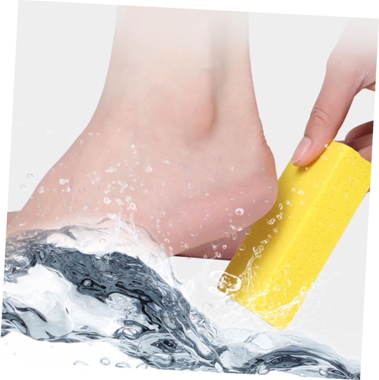 FOYTOKI Pedicure Foot Rasp Set of 4 Handheld Foot File for Dead Skin Exfoliation Safe Callus Remover for Travel and Home Use Assorted Colors (Yellow Pink Green Purple) image number 2