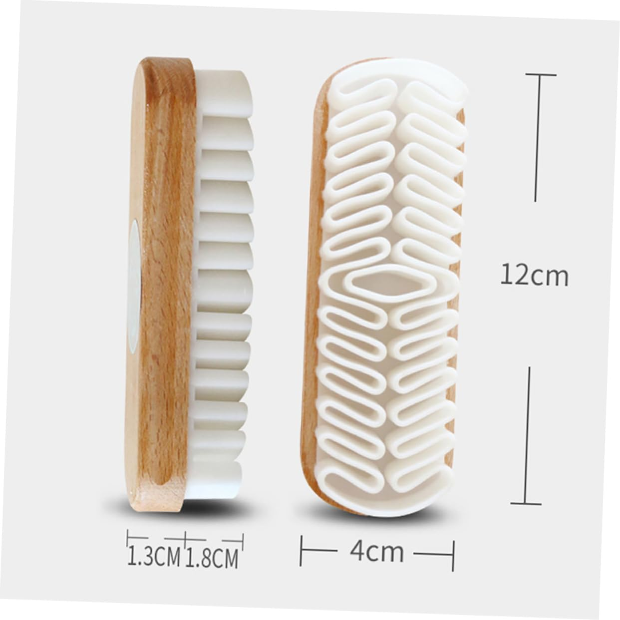 ULDIGI Car Seat Cleaning Brush Suede Leather Interior Small Brush White for Automotive Upholstery Stain Removal and Suede Shoe Care image number 5