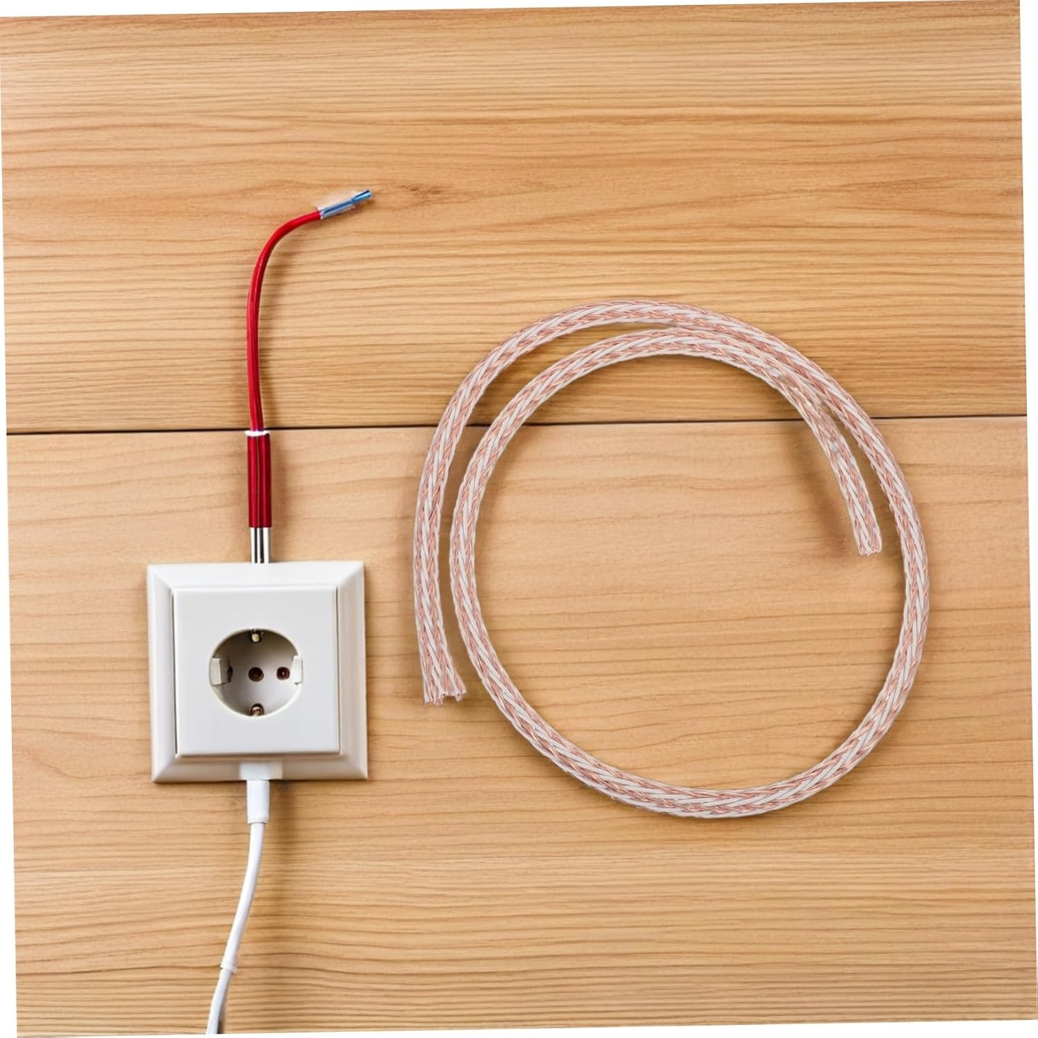 HONMEET Single Crystal Copper Speaker Wire High Fidelity Audio Cable for Home Theater Amplifiers Stereo Sound System Wire for Speakers image number 1