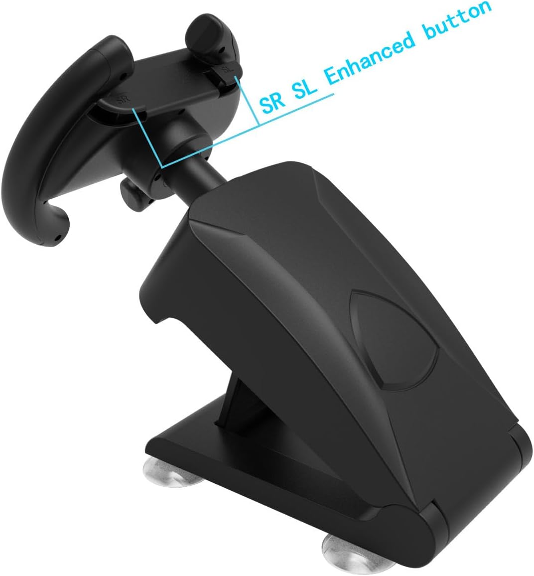 Racing Steering Wheel for Nintendo Switch/Switch 2, Racing Wheel Table Attachment with 4 Suction Cup for Joycons, Enhanced Stability for Immersive Racing Games image number 3