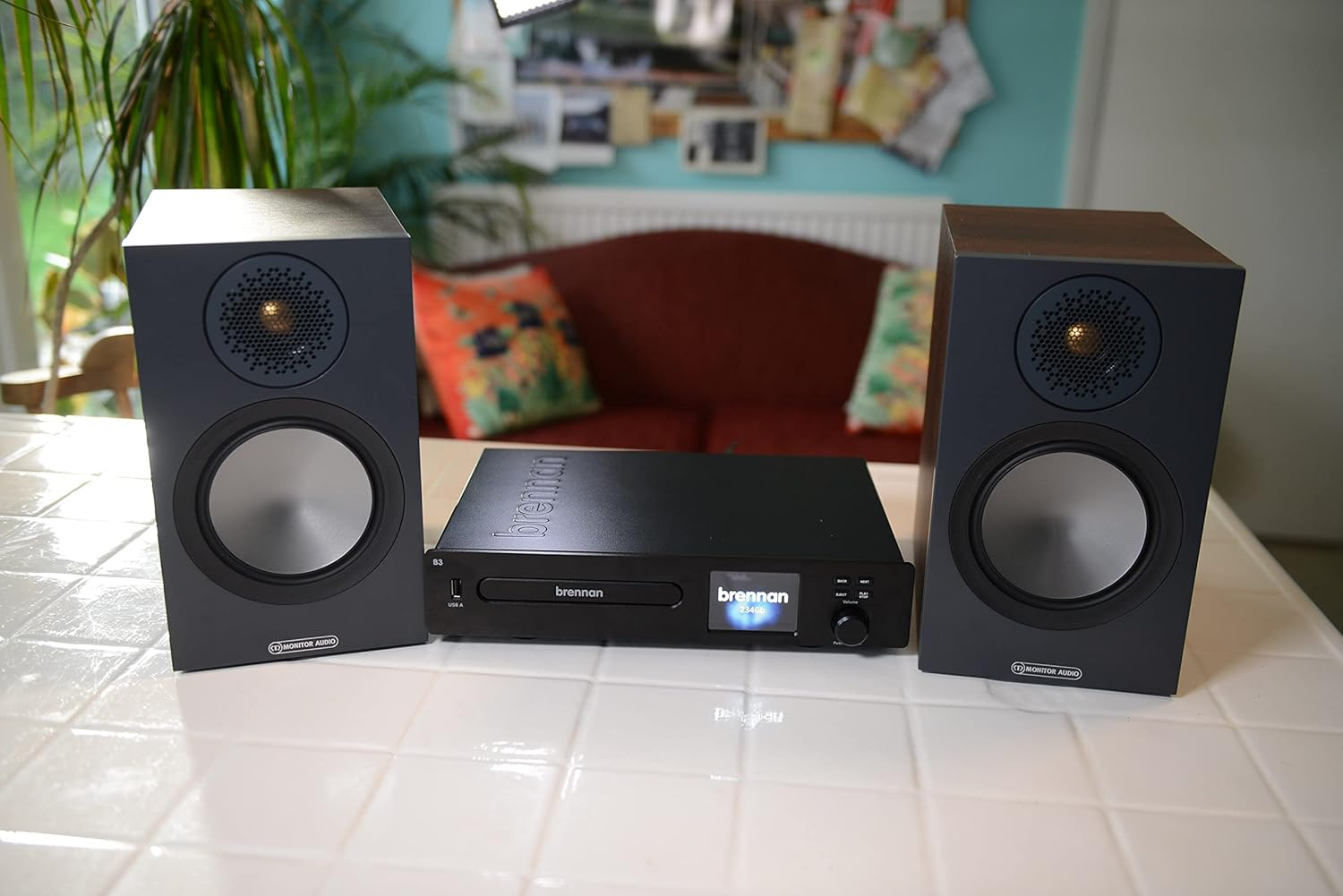 Brennan B3 (480G SSD Black) Hifi - Hard Disk CD Ripper & Recorder, Storage and Player with Bluetooth, Youtube, Internet Radio, Stereo Power Amplifier, NAS, Wav, Lossless (FLAC) and MP3. image number 1