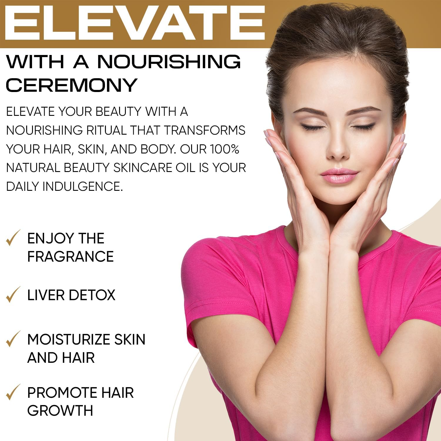 Organic Castor Oil Hexane Free - Pure Cold Pressed | Hair & Lash Serum Hair Growth Serum Castor Oil Pack | Cuticle & Body Curly Hair Products | Pure Caster Eyelash Serum Beard Hair Growth | Hair Growth & Massage | Eyelash and Cuticle Kit 5 Pairs | 100Ml