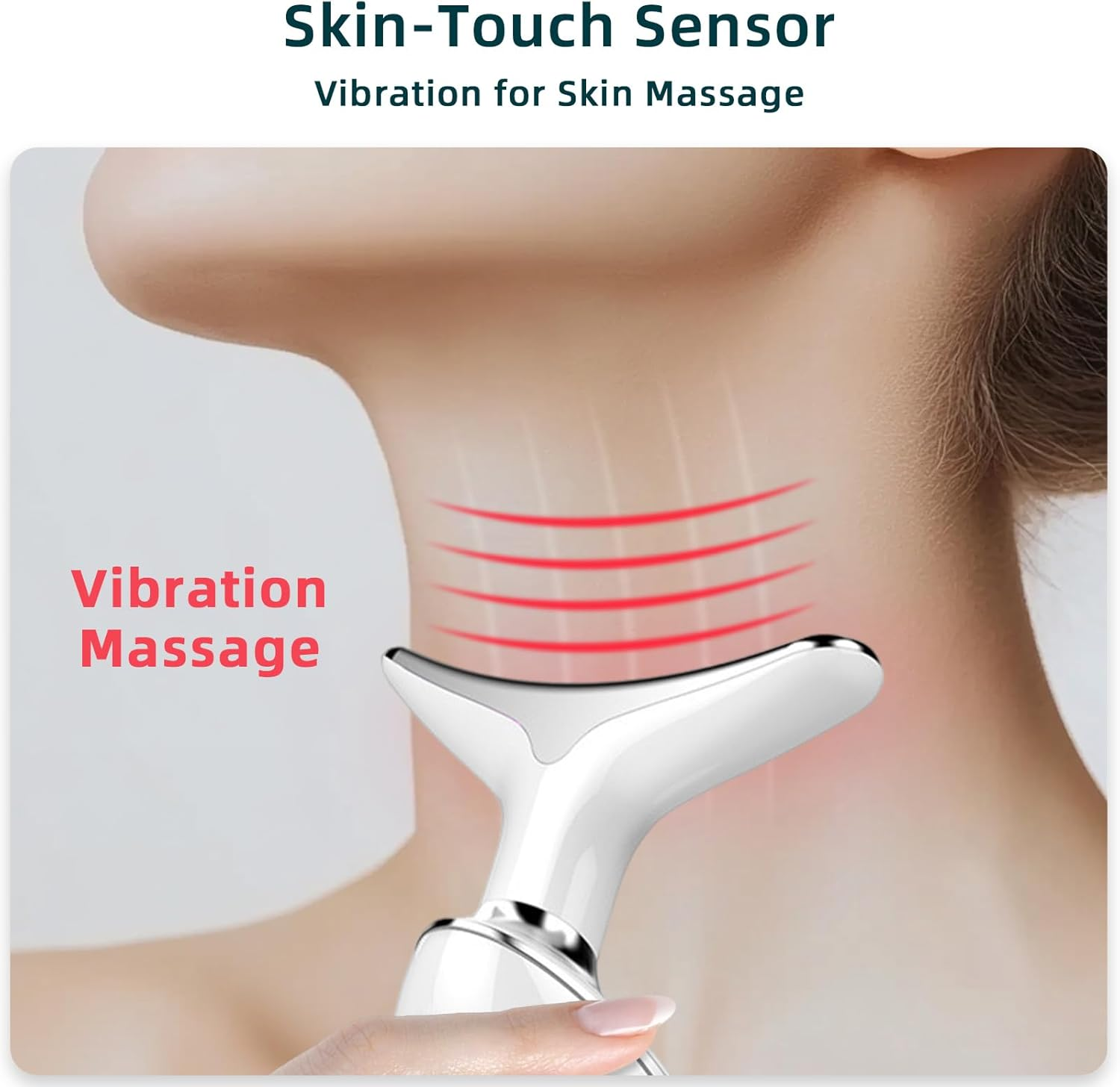 7-Color LED Beauty Device, Advanced Beauty Technology, Soothing Thermal Care, Smart Skin-Touch Sensor, Facial Massager, Electric Face Massager, Facial Device, Face Lifting Device image number 4