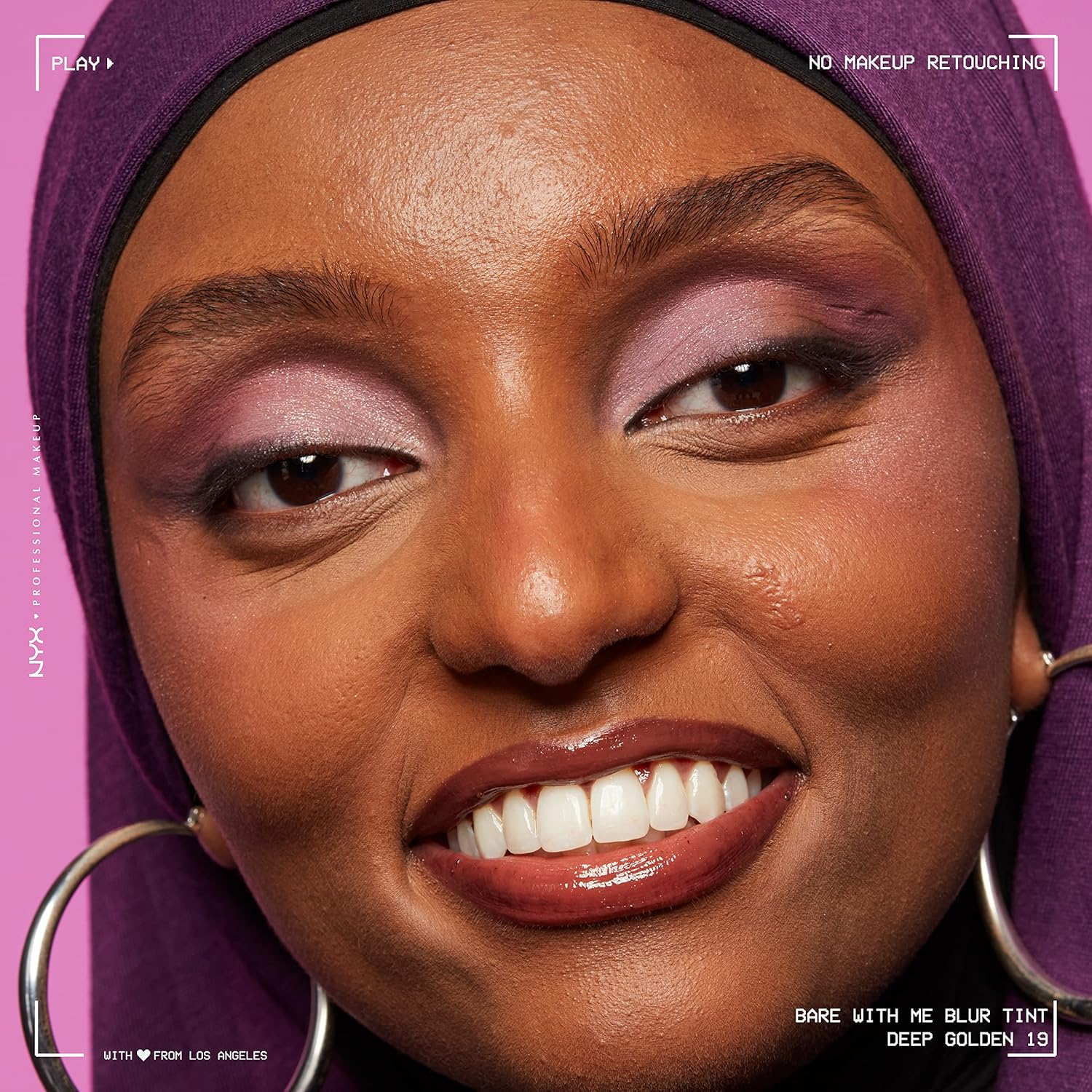 NYX PROFESSIONAL MAKEUP Bare with Me Blur, Skin Tint Foundation with Matcha, Glycerin and Niacinamide - Deep Golden (Pack of 2) image number 6