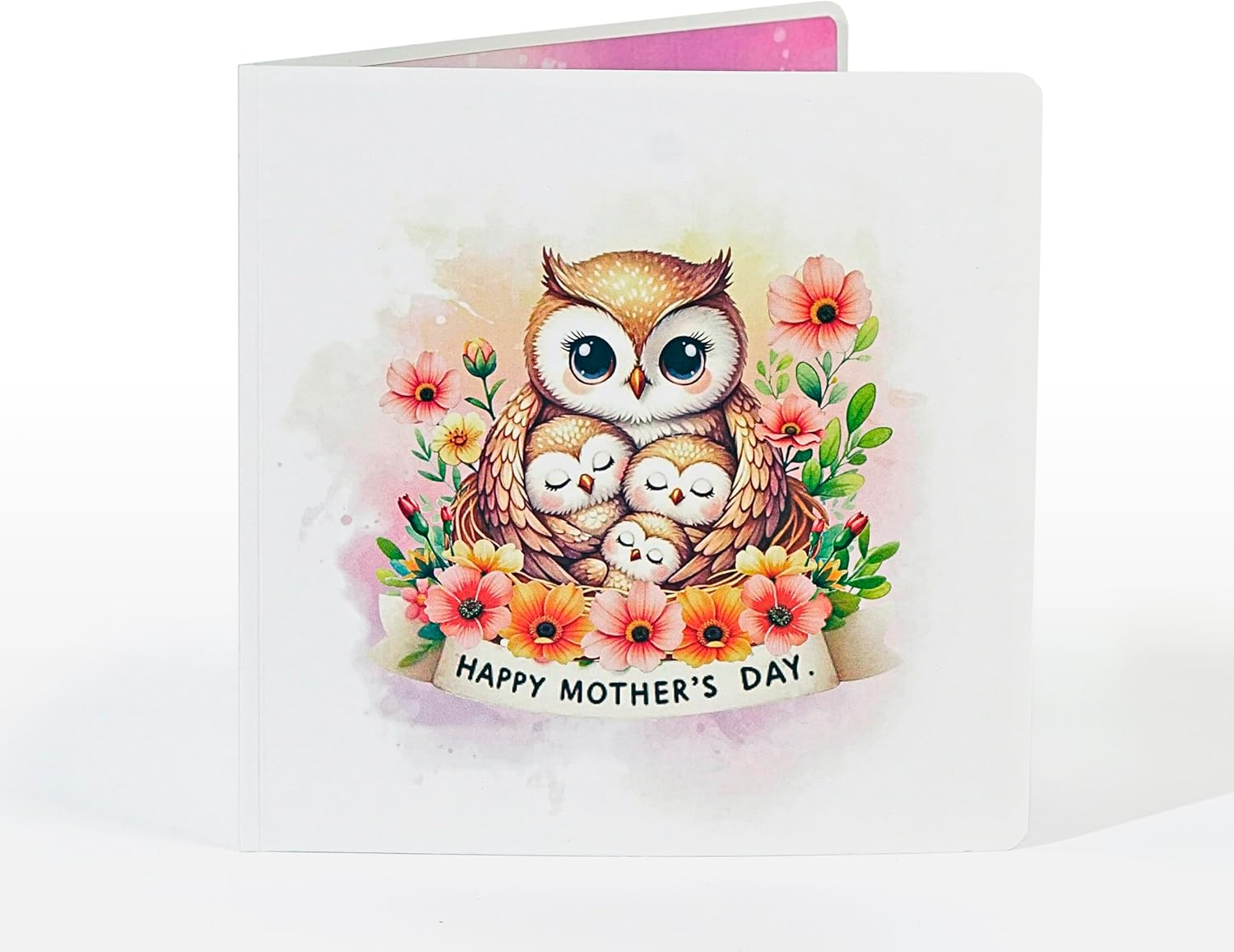 CUTPOPUP Mothers Day Card Pop Up, 3D Birthday Greeting Card, Mother'S Day Card for Women, Mom, Wife, Grandma, Daughter (Owl Mama) image number 5