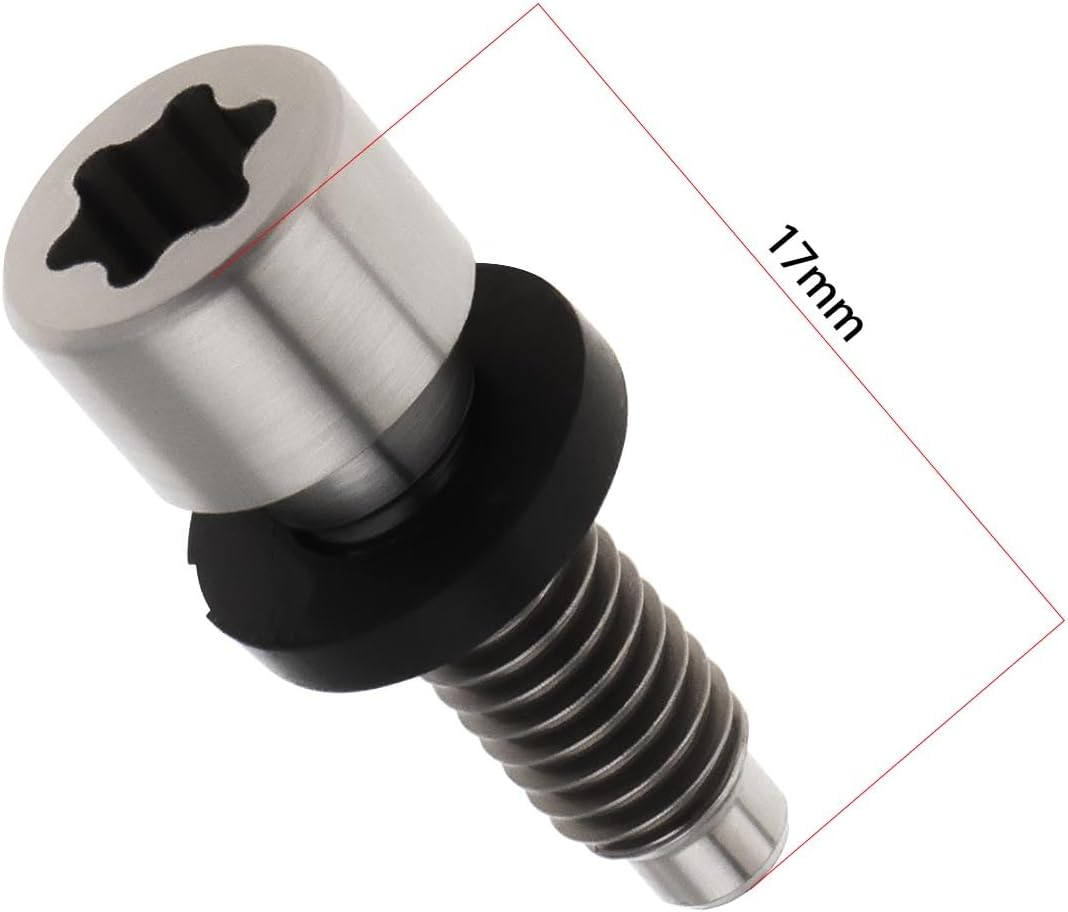 OTOTEC 3Pcs Golf Driver Screw Bolt Compatible with Taylormade M3 M4 M5 M6 SIM SIM 2 Compatible with Stealth 2 Qi10 Fairway Wood Hybrid Shaft Adapter Sleeve