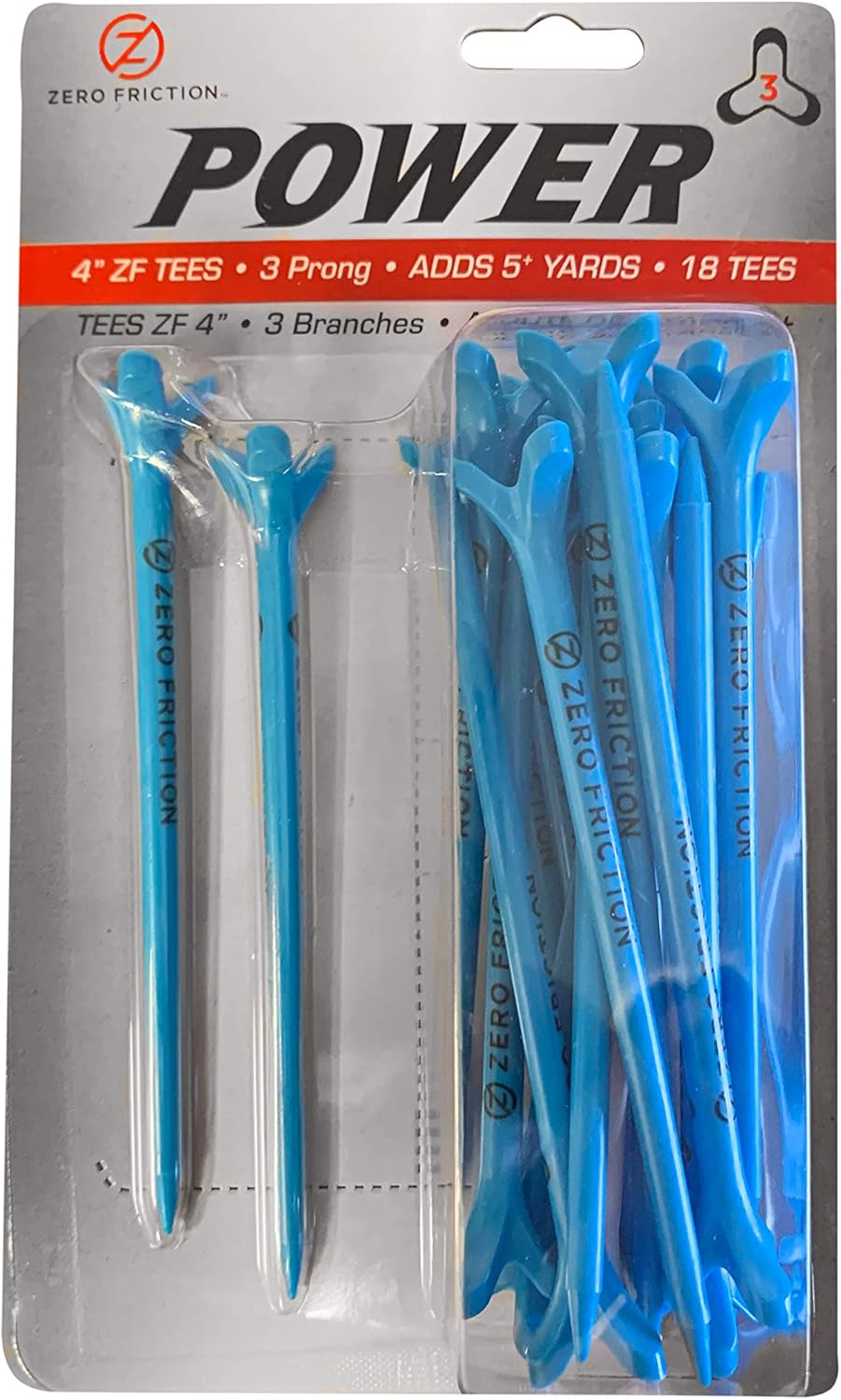 Zero Friction ZFT Maxx 3-Prong 4" Distance Golf Tee