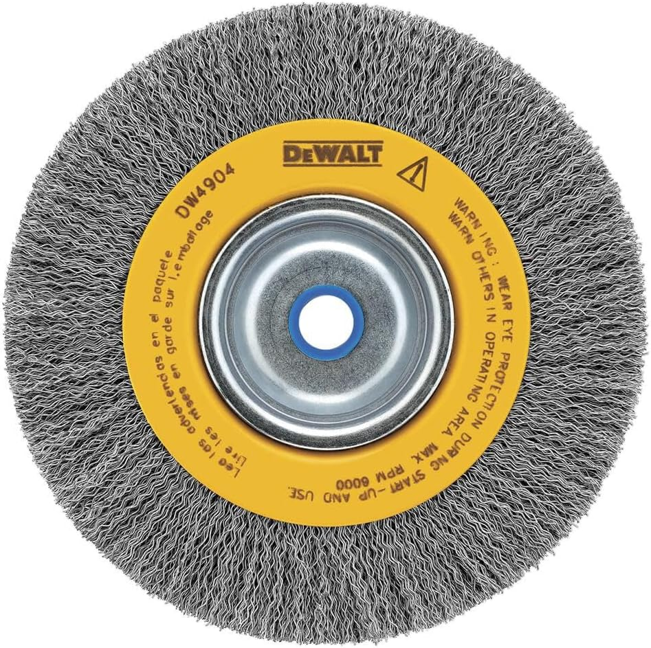 DEWALT Wire Wheel, Crimped, 6-Inch (DW4904)