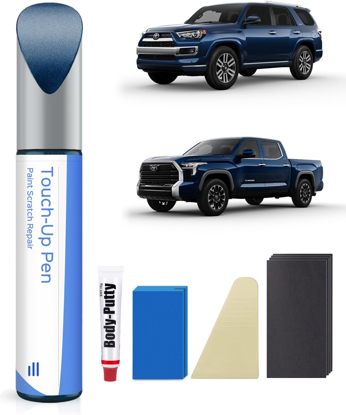 Barcelona Red Pearl(3R3) Touch up Paint Repair Kit Compatible with Toyota - DIY Kit Exactly Matches Chips and Nicks