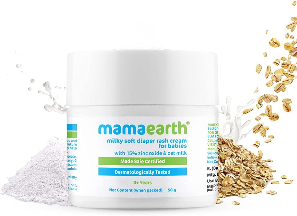 Mamaearth Milky Soft Diaper Rash Cream 50 G image number 5