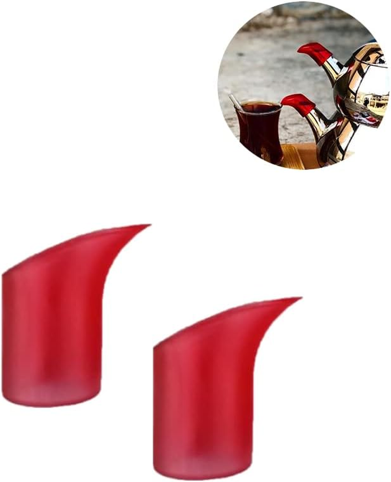 2Pcs Teapot Coffeepot Spout Cover Sleeve Leak-Proof Drip-Proof Silicone Spout Pourer image number 5