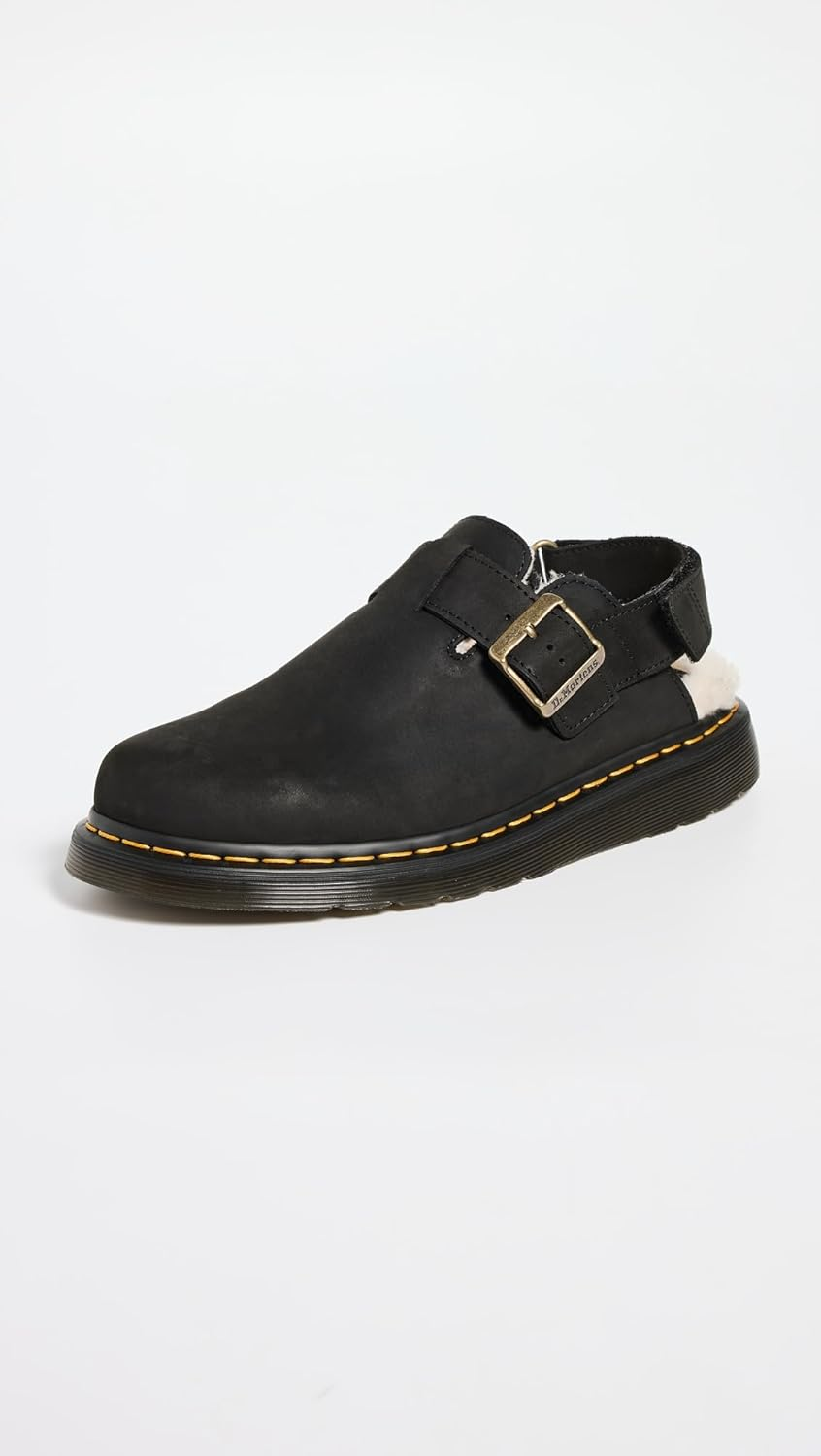 Dr. Martens Jorge II Black Leather Mules, UK Size: image number 6
