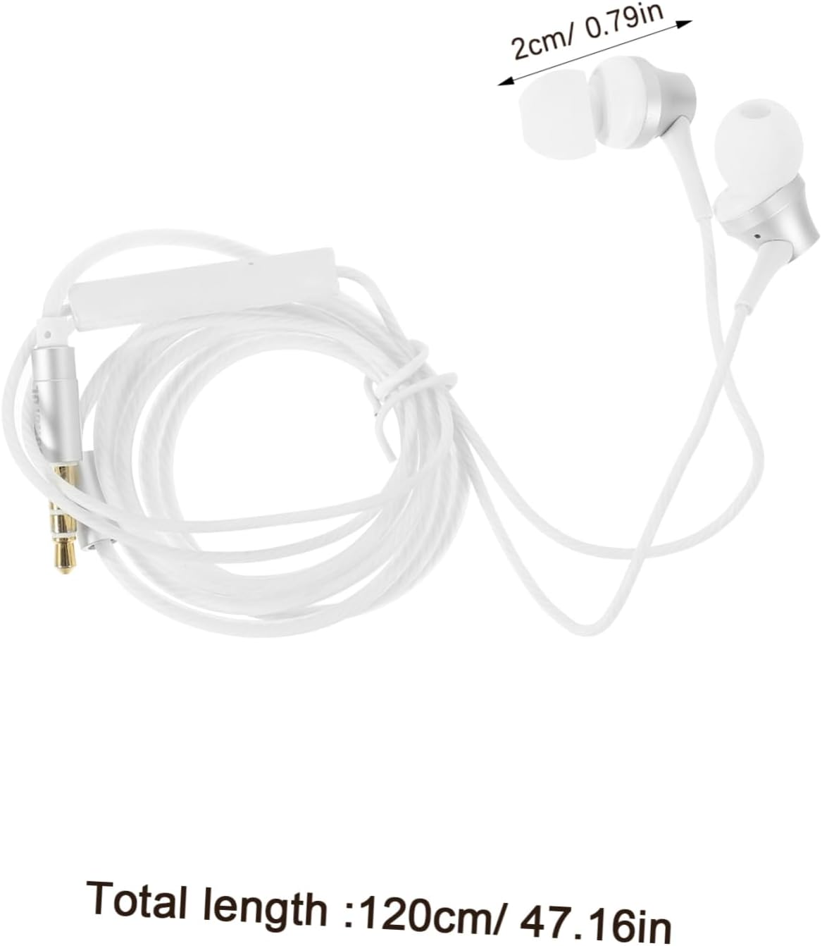 SEWACC -Ear Headphones Ergonomic Earbuds with 3.5Mm Jack and Strong Bass for Phone Laptop Tablet