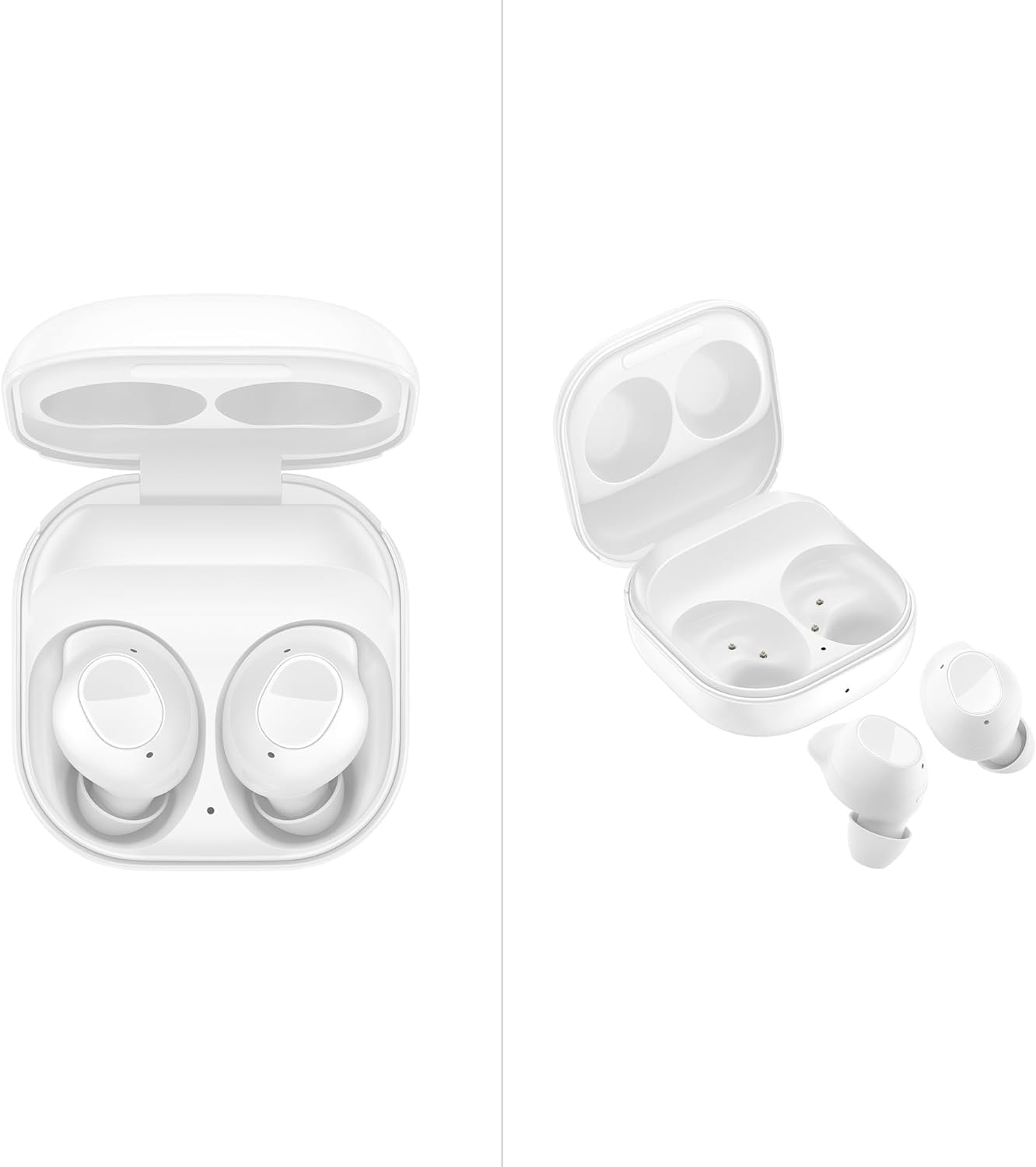 Samsung Galaxy Buds FE Wireless Bluetooth Headphones with Araree Bean Case, Active Noise Cancelling (ANC), 3 Microphones, Touch Control, Deep Bass, with Charging Cable, White [Exclusive to Amazon] image number 1