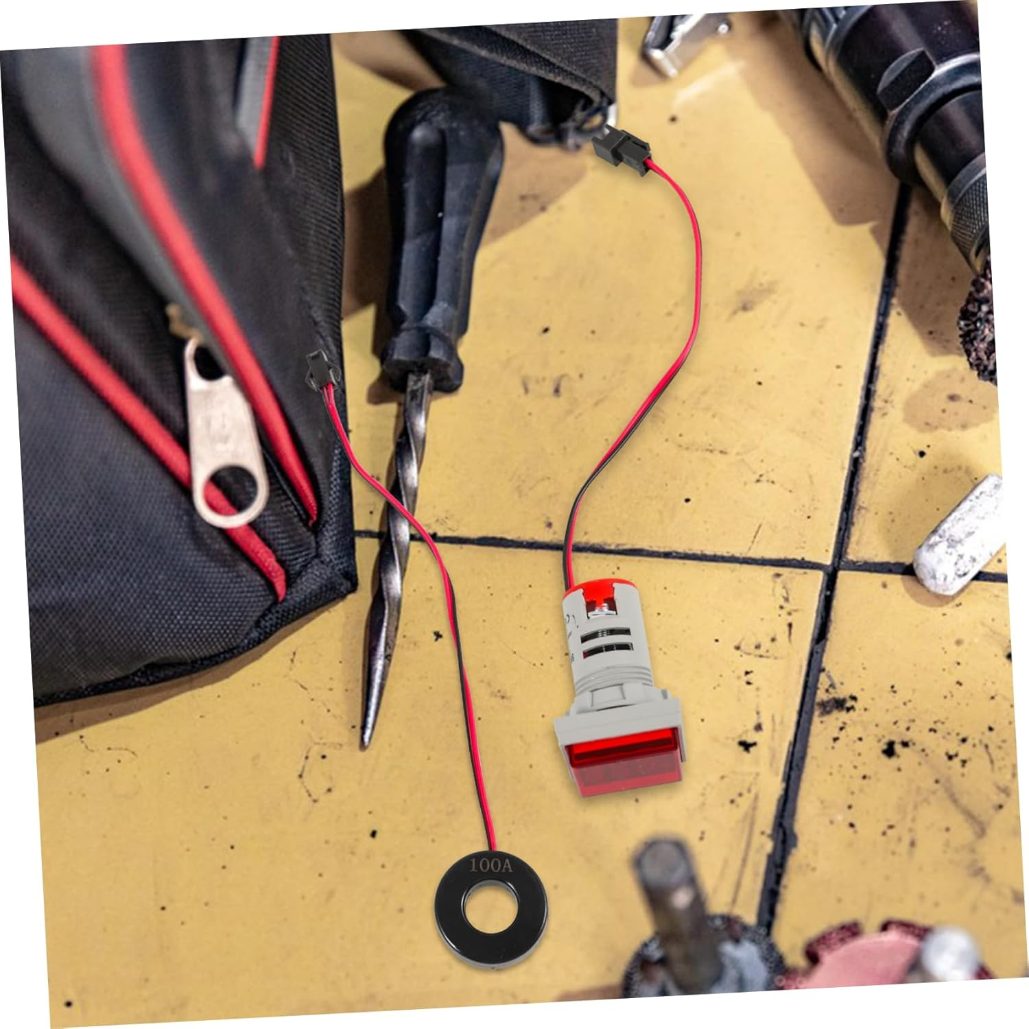 GLEAVI Digital Voltmeter Digital Multimeter Tester with LED Display Ac 60-500V 0-100A Current Meter for Electrical Power Monitoring Voltage Cable Testing Automotive Systems image number 4