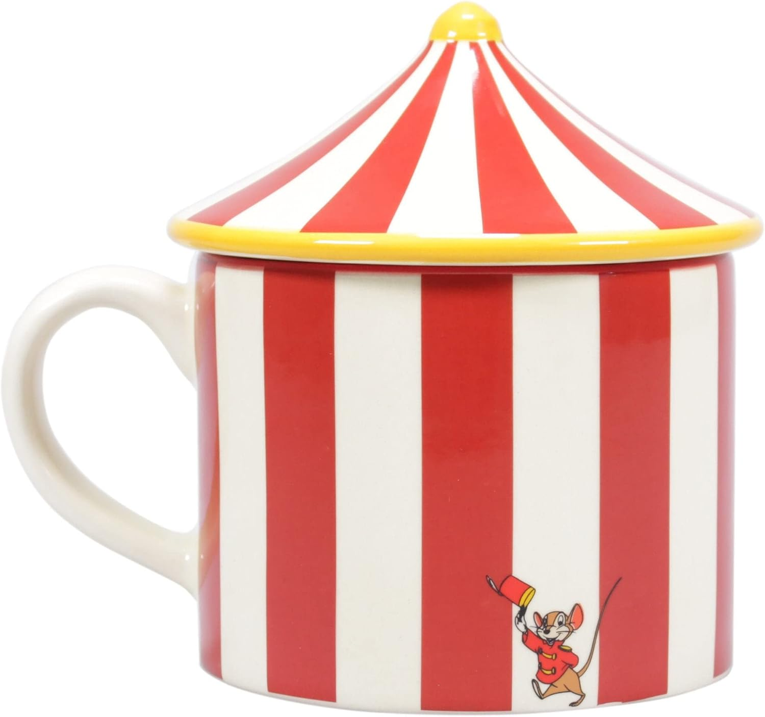 Disney Gifts Dumbo Circus Shaped Mug with Lid, 400 Ml Capacity image number 4