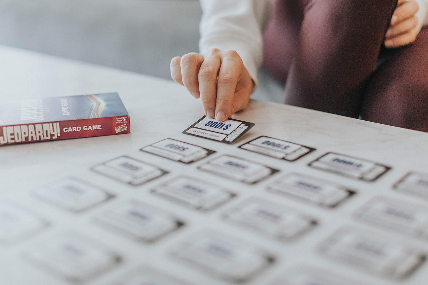 Jeopardy! Card Game - Quiz Game - Travel Sized Party Game image number 3