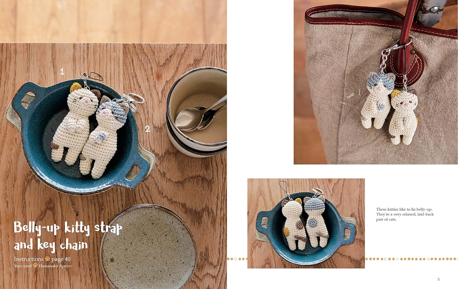 Amigurumi Cats: Crochet Sweet Kitties the Japanese Way (24 Projects of Cats to Crochet) image number 1