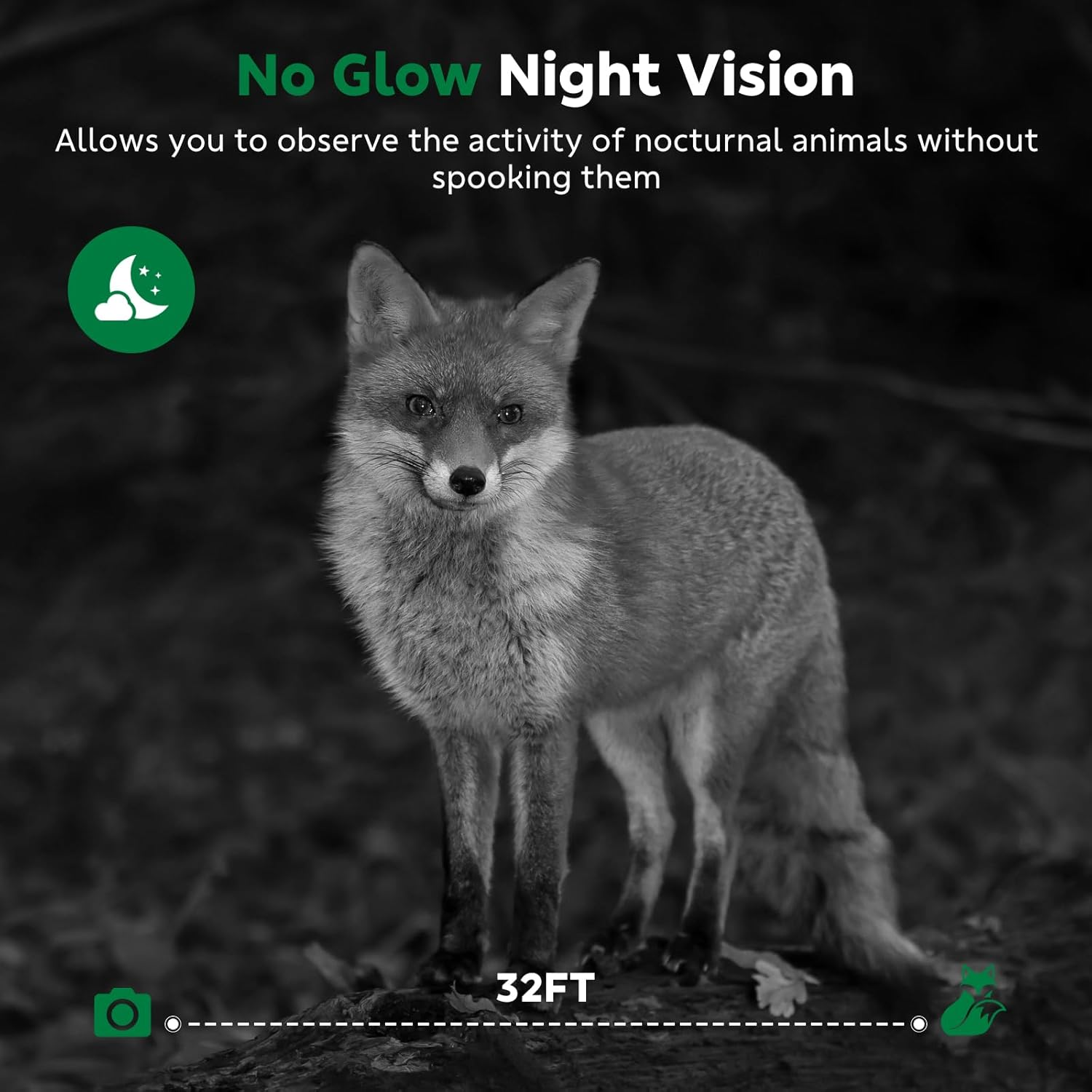 Trail Camera Wifi, 32MP 1080P Game Camera with Low Glow Night Vision, 0.1S Trigger Speed 130&deg; Wide-Angle Motion Activated IP66 Waterproof image number 1