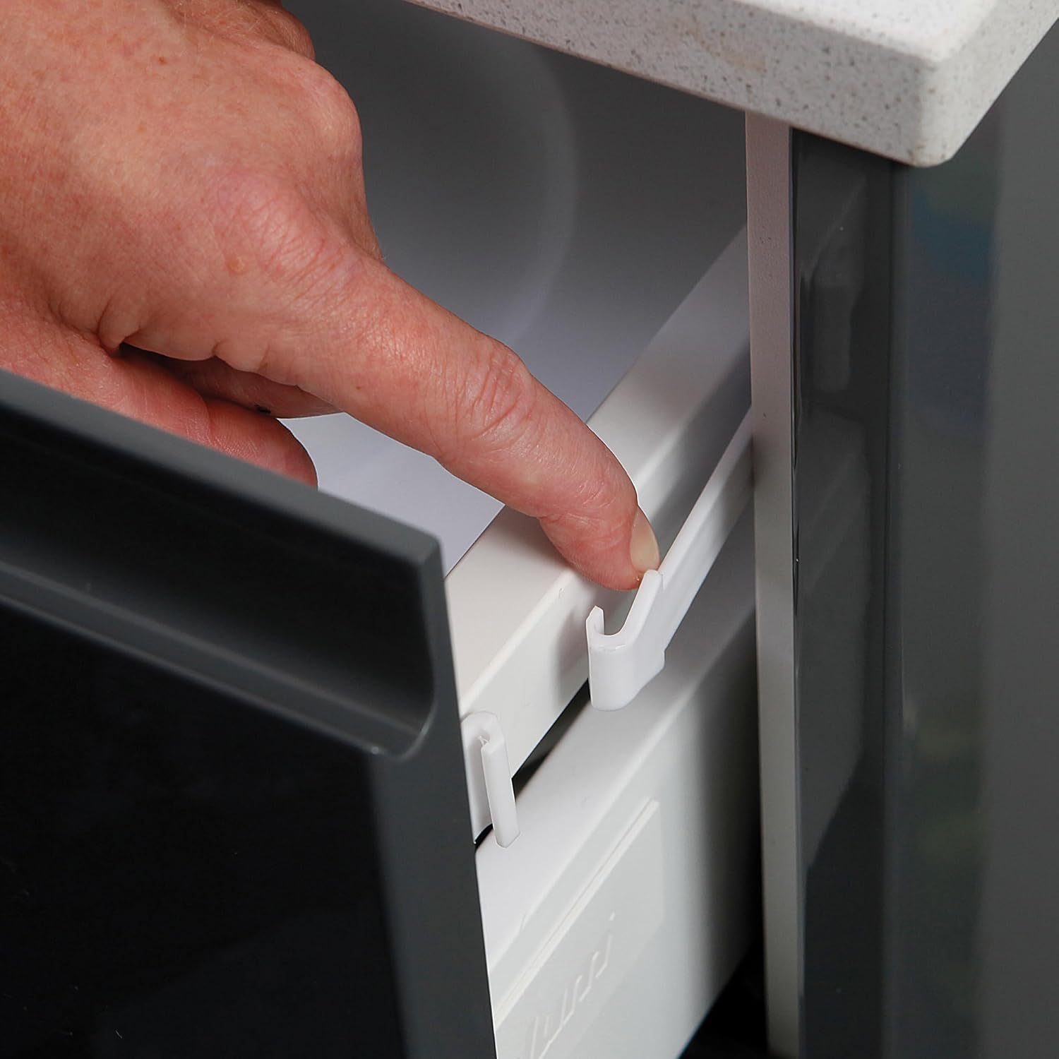 Dreambaby Drawer Catches, 3 Pack image number 5