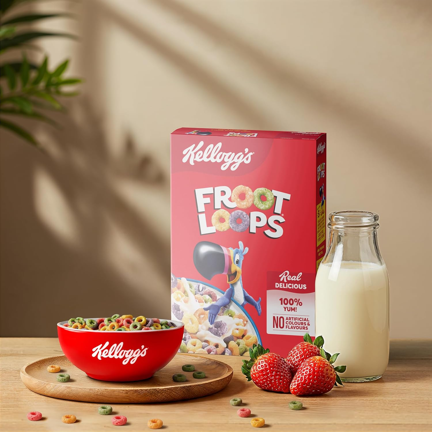 Kellogg'S Froot Loops Breakfast Cereal, 285G image number 2