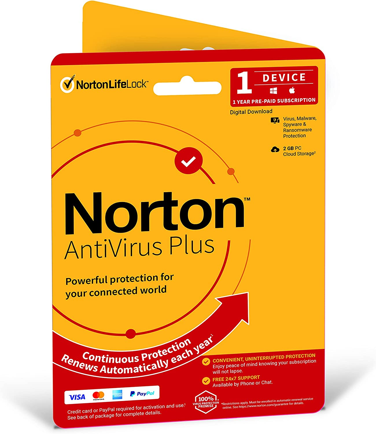 Norton Antivirus plus 1 User 1 Device 12 Month - PC image number 2