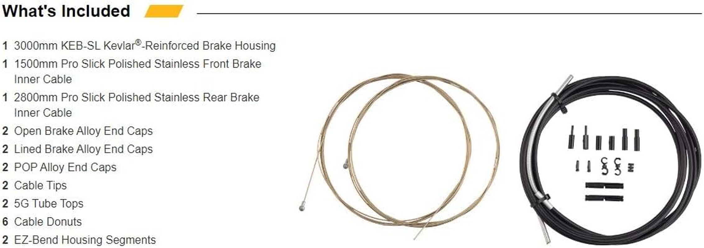 Jagwire Road Pro Brake Kit image number 1