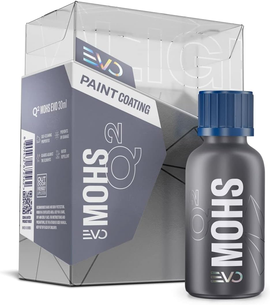 GYEON MOHS Ceramic Coating for Cars | Deep Gloss & 3-Year Protection | DIY Paint Coating Kit for Long-Lasting Shine | Easy Application & Hydrophobic Finish