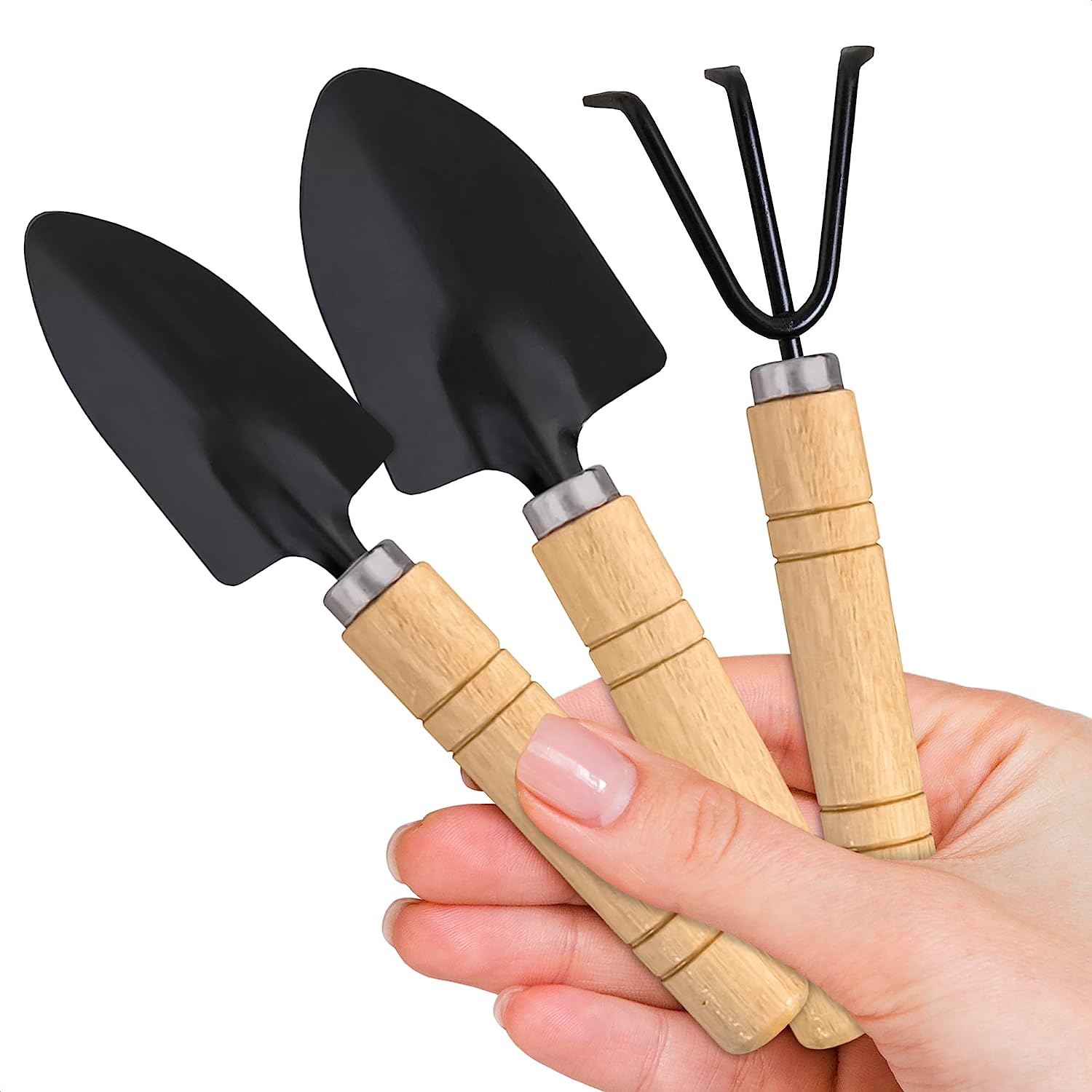 Hand Shovel for Gardening Trowel Garden Tool - Planting Tools Small Garden Rake Ergonomic Hand Tools Set Edging Shovel Indoor Plants Tools - Gardening Tools Heavy Duty Shovel Garden Tool Set image number 1