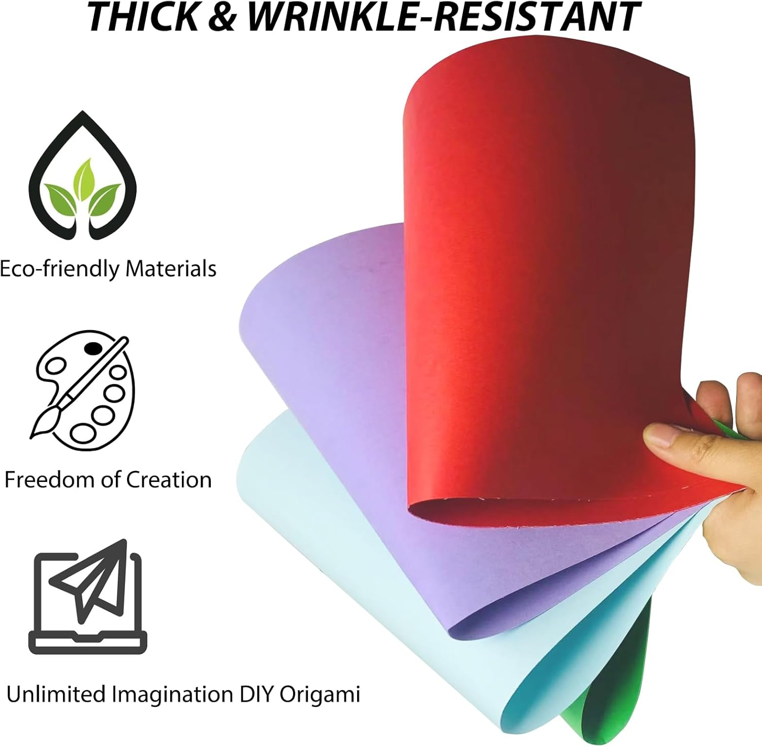 ZACHMEST Color Cardstock 60 Sheets，12 Assorted Colors 250 GSM A4 Size Card Paper 8.5" X 11, Double Sided Printing Cardstock Paper, Thick Card Stock for Making Craft Scrapbooking Party image number 3